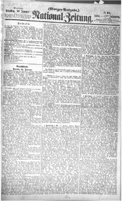 Nationalzeitung Dienstag 26. Januar 1864