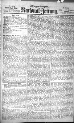 Nationalzeitung Mittwoch 2. März 1864