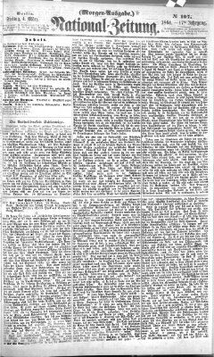 Nationalzeitung Freitag 4. März 1864