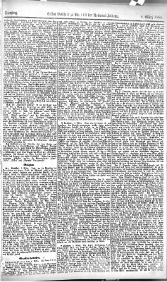 Nationalzeitung Dienstag 8. März 1864