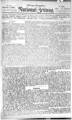 Nationalzeitung Mittwoch 16. März 1864