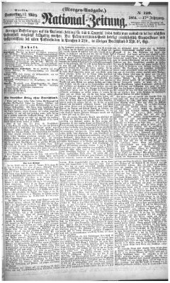 Nationalzeitung Donnerstag 17. März 1864