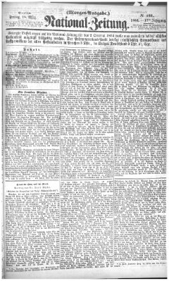 Nationalzeitung Freitag 18. März 1864