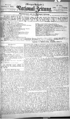 Nationalzeitung Sonntag 27. März 1864