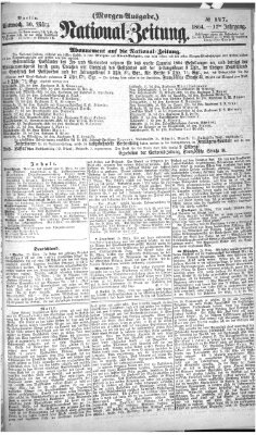 Nationalzeitung Mittwoch 30. März 1864