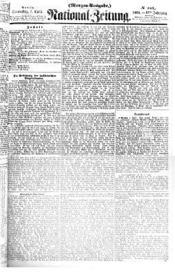 Nationalzeitung Donnerstag 7. April 1864