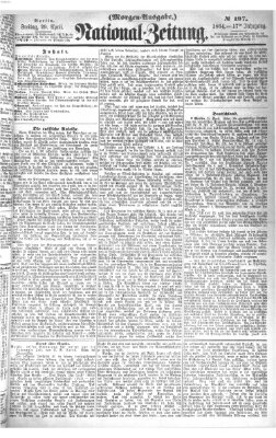 Nationalzeitung Freitag 29. April 1864