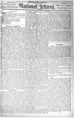 Nationalzeitung Mittwoch 8. Juni 1864