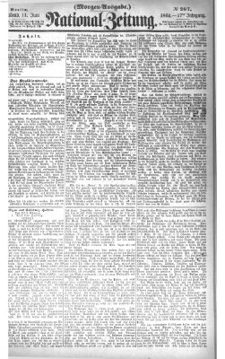 Nationalzeitung Samstag 11. Juni 1864