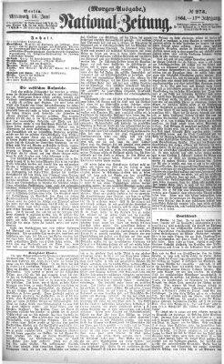 Nationalzeitung Mittwoch 15. Juni 1864