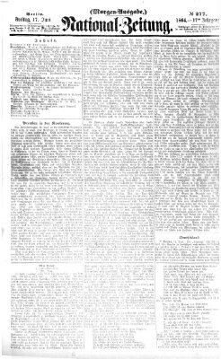 Nationalzeitung Freitag 17. Juni 1864