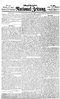 Nationalzeitung Montag 27. Juni 1864