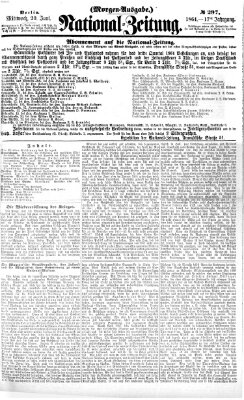 Nationalzeitung Mittwoch 29. Juni 1864