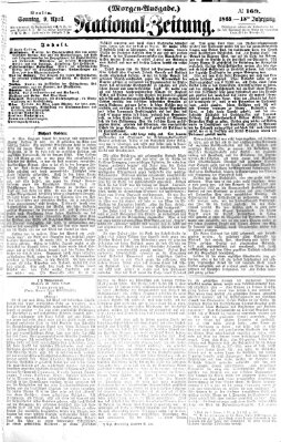 Nationalzeitung Sonntag 9. April 1865