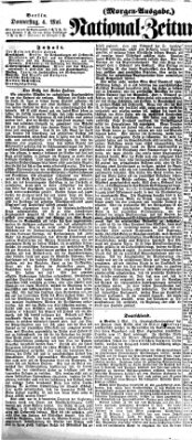 Nationalzeitung Donnerstag 4. Mai 1865