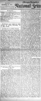 Nationalzeitung Mittwoch 10. Mai 1865