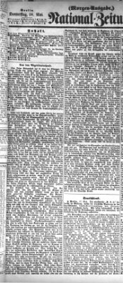 Nationalzeitung Donnerstag 18. Mai 1865