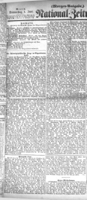 Nationalzeitung Donnerstag 1. Juni 1865