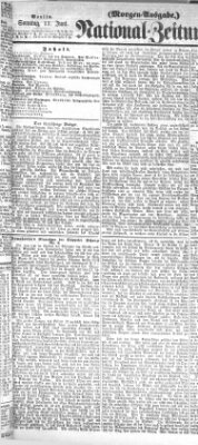 Nationalzeitung Sonntag 11. Juni 1865