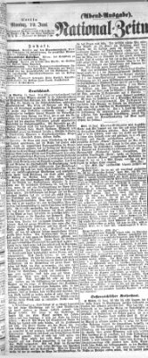 Nationalzeitung Montag 12. Juni 1865