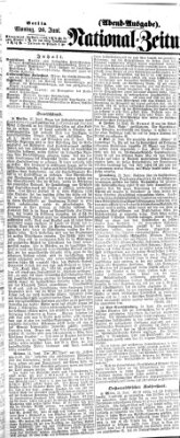 Nationalzeitung Montag 26. Juni 1865