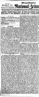 Nationalzeitung Mittwoch 28. Juni 1865