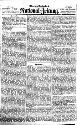 Nationalzeitung Donnerstag 6. Juli 1865