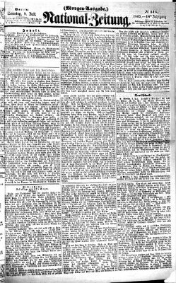 Nationalzeitung Sonntag 9. Juli 1865