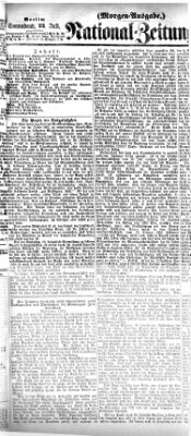 Nationalzeitung Samstag 22. Juli 1865