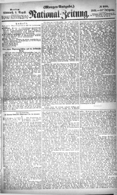 Nationalzeitung Mittwoch 2. August 1865
