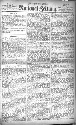 Nationalzeitung Dienstag 15. August 1865