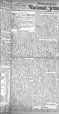 Nationalzeitung Sonntag 3. September 1865