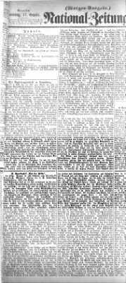 Nationalzeitung Sonntag 17. September 1865