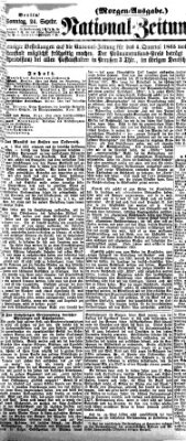 Nationalzeitung Sonntag 24. September 1865