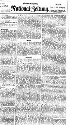 Nationalzeitung Montag 6. April 1868