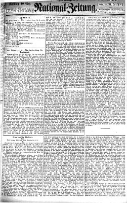 Nationalzeitung Sonntag 10. Mai 1868