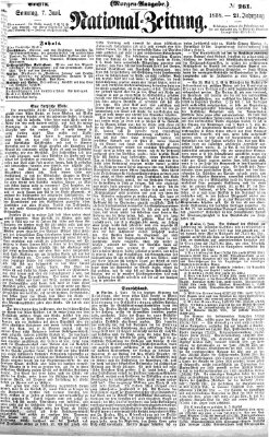 Nationalzeitung Sonntag 7. Juni 1868