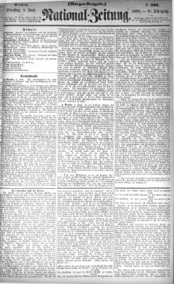 Nationalzeitung Dienstag 9. Juni 1868