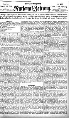 Nationalzeitung Mittwoch 17. Juni 1868