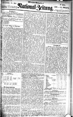 Nationalzeitung Samstag 18. Juli 1868