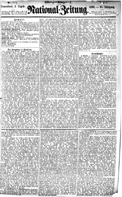 Nationalzeitung Samstag 5. September 1868