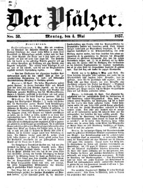 Pfälzer Montag 4. Mai 1857