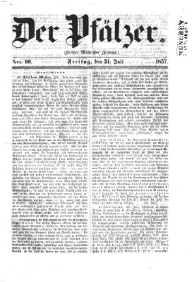 Pfälzer Freitag 31. Juli 1857