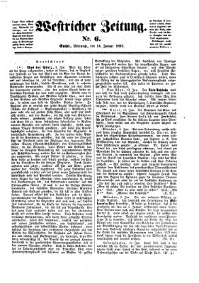 Westricher Zeitung Mittwoch 14. Januar 1857