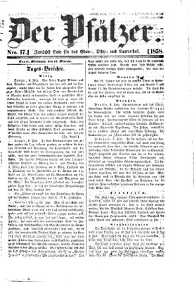 Pfälzer Mittwoch 10. Februar 1858