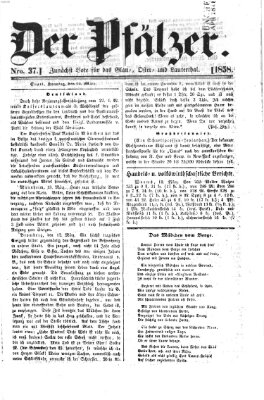 Pfälzer Sonntag 28. März 1858