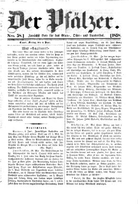 Pfälzer Freitag 4. Juni 1858