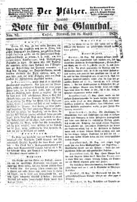 Pfälzer Mittwoch 25. August 1858