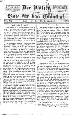 Pfälzer Freitag 10. September 1858