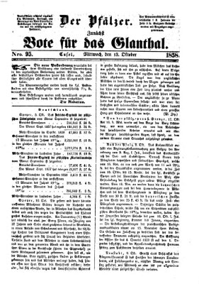 Pfälzer Mittwoch 13. Oktober 1858